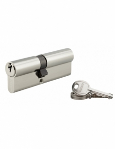 Cilindro europeo SA 40 x 50 mm, nichelato, 3 chiavi – THIRARD