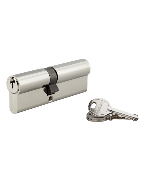 Cilindro europeo SA 40 x 50 mm, nichelato, 3 chiavi – THIRARD