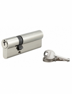 Cilindro europeo 30 x 60 mm, nichelato, 3 chiavi – THIRARD