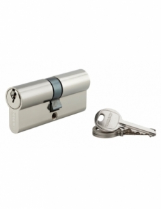 Cilindro europeo 35 x 35 mm, nichelato, 3 chiavi – THIRARD