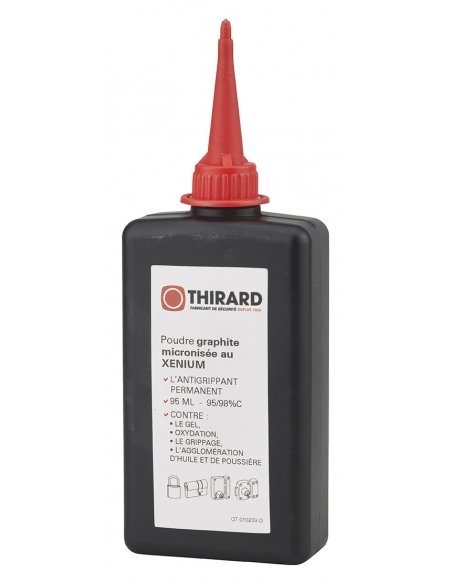 Lubrificante in polvere di grafite per cilindri e serrature, 95 ml – THIRARD
