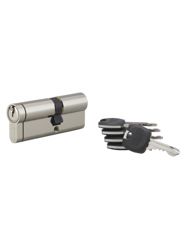Cilindro europeo HG5+ 35 x 45 mm, nichelato, 5 chiavi – THIRARD