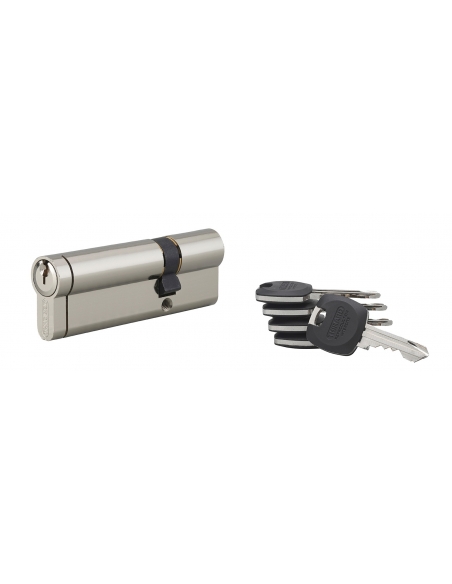 Cilindro europeo HG5+ 30 x 60 mm, nichelato, 5 chiavi – THIRARD
