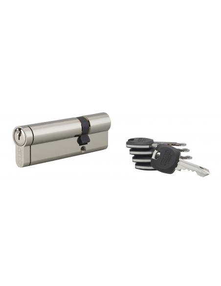 Cilindro europeo HG5+ 30 x 65 mm, nichelato, 5 chiavi – THIRARD