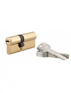 Cilindro europeo TRAFIC 6 30 x 50 mm, ottone, anti-perforazione, anti-rottura, 5 chiavi – THIRARD