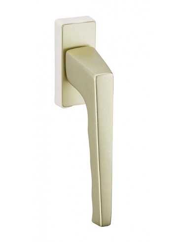 Maniglia a leva in alluminio per finestra, quadro 7 mm, argento – THIRARD