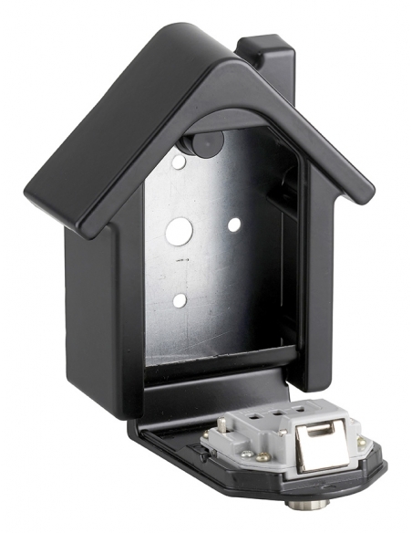 Cassetta portachiavi keybox a forma di casa con combinazione a 4 cifre, 2 chiavi di riserva, nero satinato - THIRARD