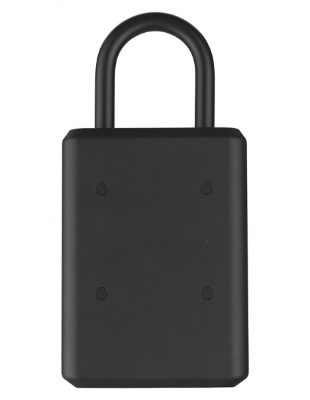 Cassetta portachiavi keybox a combinazione, 4 cifre, ansa in acciaio rimovibile, grigio/nero - THIRARD