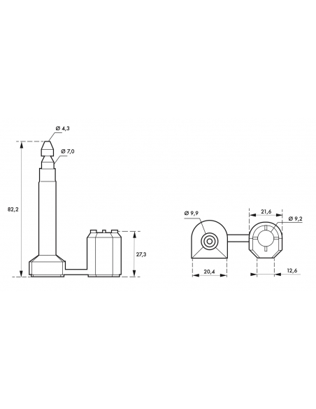 Vista aggiuntiva 2 di Sigillo a chiodo Lockseal – THIRARD