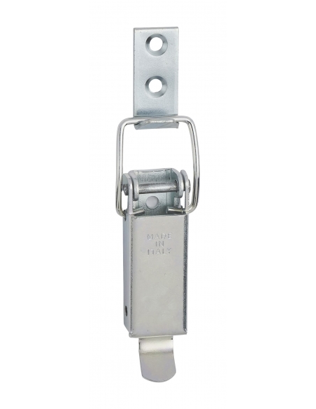 Chiusura a leva in acciaio zincato con gancio, L 44 mm – THIRARD