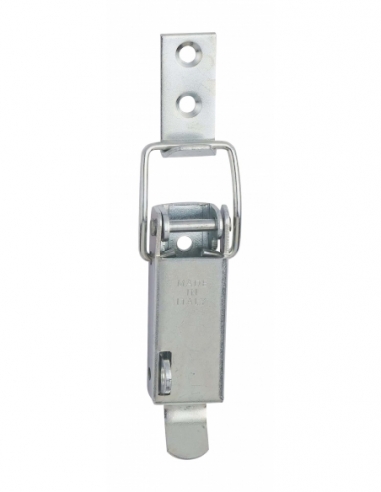 Chiusura a leva con gancio lucchettabile in acciaio zincato, H 44 mm – THIRARD