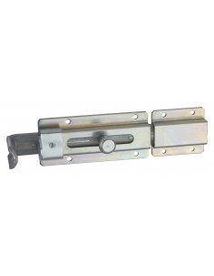 Chiavistello manuale lucchettabile pesante 230 mm, acciaio zincato – THIRARD