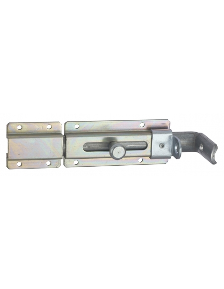 Vista aggiuntiva 2 di Chiavistello manuale lucchettabile pesante 230 mm, acciaio zincato – THIRARD