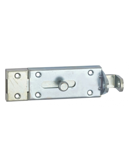 Serratura a chiavistello porta lucchetto, zincato, 150mm, lucchettabile - THIRARD