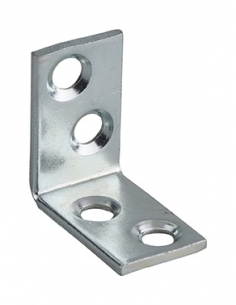 Piastra di rinforzo angolare 30 x 30 x 15 mm in acciaio zincato – THIRARD