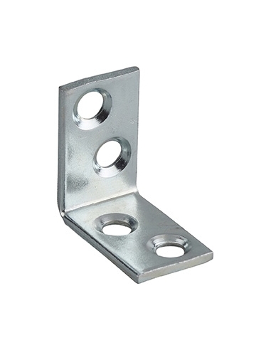 Piastra di rinforzo angolare 30 x 30 x 15 mm in acciaio zincato – THIRARD