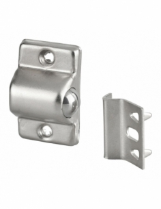 Chiusura a sfera per mobile 30 x 19 mm, nichelata, da avvitare – THIRARD