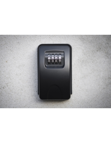 Cassetta portachiavi keybox a combinazione, 4 cifre, in acciaio, 47x75mm, nera - THIRARD