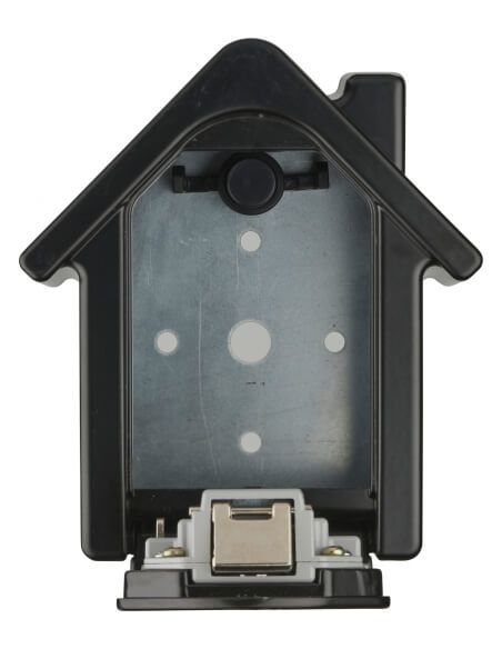 Cassetta portachiavi keybox a forma di casa con combinazione a 4 cifre, 2 chiavi di riserva, nero satinato - THIRARD