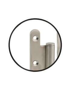 Cerniera tipo Paris in acciaio ino x 110 x 55 x 2, 5 mm, destra – THIRARD