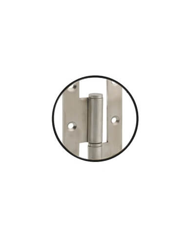 Vista aggiuntiva 1 di Cerniera tipo Paris in acciaio ino x 110 x 55 x 2, 5 mm, destra – THIRARD