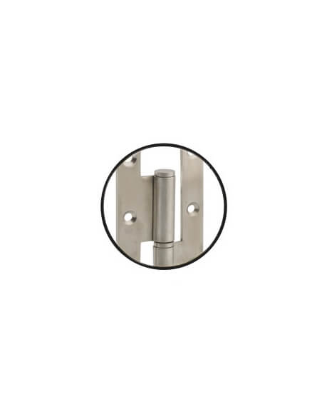 Vista aggiuntiva 1 di Cerniera tipo Paris in acciaio ino x 110 x 55 x 2, 5 mm, destra – THIRARD
