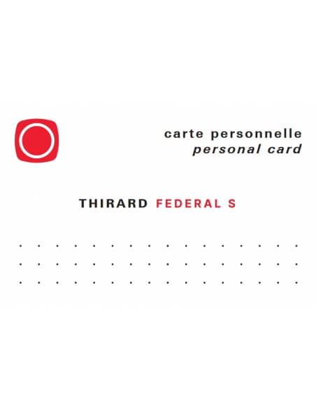 Cilindro europeo Federal S - 40BX30mm a pomolo nichel, anti-sfilamento, anti-perforazione, 5 chiavi reversibili - THIRARD