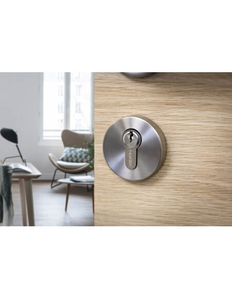 Cilindro europeo SA 25 x 35 mm nichelato, 3 chiavi – THIRARD