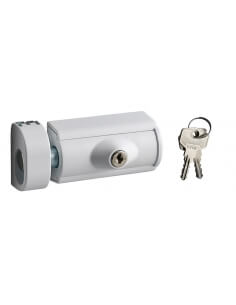 Chiavistello con chiave per finestra, bianco, 2 chiavi – THIRARD
