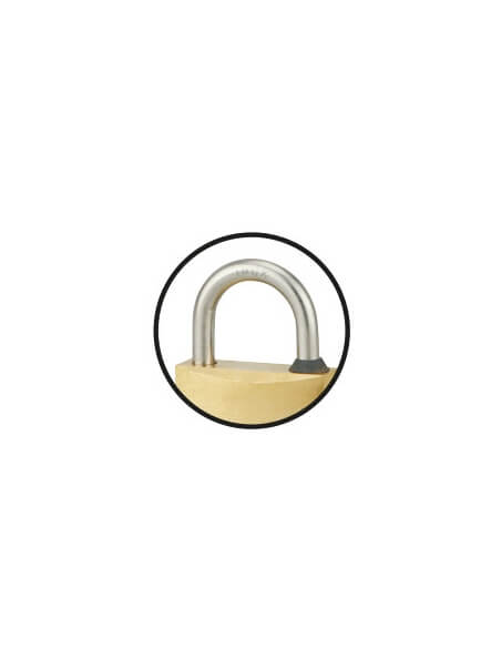 Vista aggiuntiva 2 di Lucchetto MACH 3 40 mm con arco in acciaio inox, 3 chiavi – THIRARD