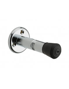 Fermaporta a muro cromato, lunghezza 80 mm – Serrurerie de Picardie