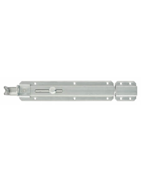 Chiavistello manuale lucchettabile leggero 180 mm, acciaio zincato – THIRARD