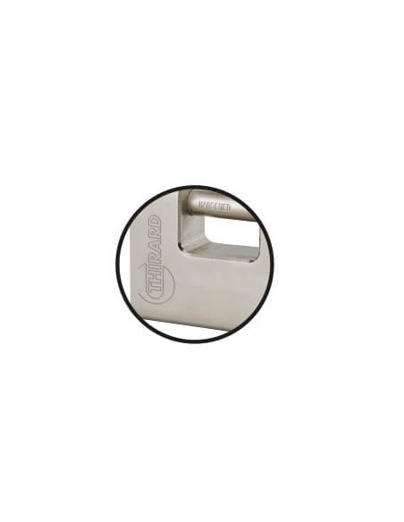 Vista aggiuntiva 2 di Lucchetto monoblocco THOR 84 mm in acciaio temprato, 5 chiavi reversibili – THIRARD