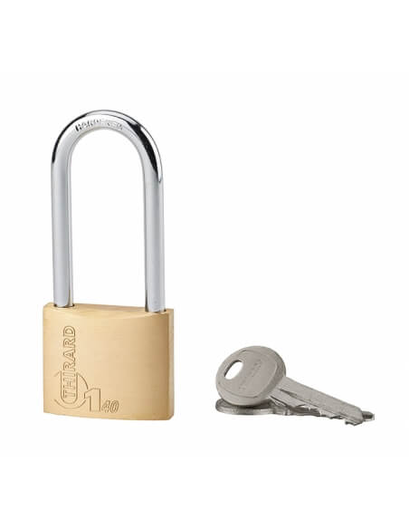 Lucchetto TYPE 1+ 40 mm con arco semialto da 58 mm, 2 chiavi – THIRARD