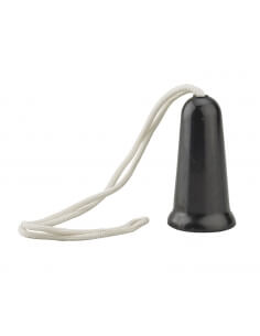 Maniglia singola a corda per porta basculante da garage, nera – THIRARD