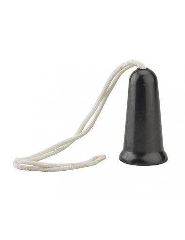 Maniglia singola a corda per porta basculante da garage, nera – THIRARD