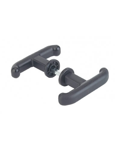 Maniglia per porta basculante con quadro 7 mm, per serratura 096568 – THIRARD