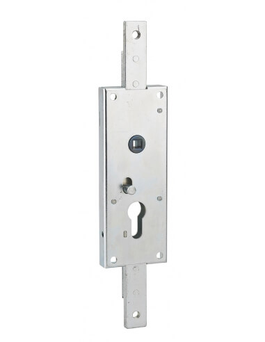 Serratura per porta basculante, 2 punti alto/basso, cilindro europeo, 60 x 160 mm – THIRARD