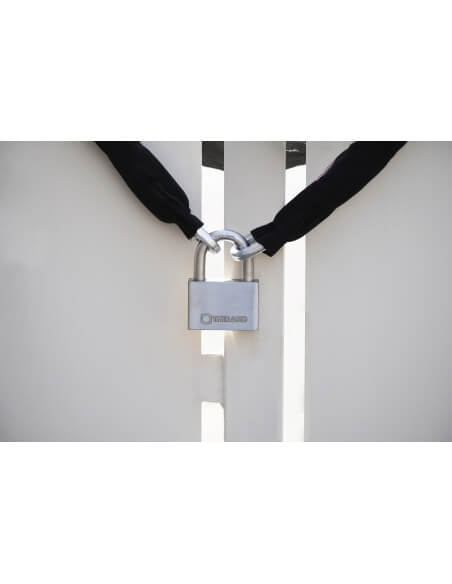 Vista aggiuntiva 2 di Lucchetto RINOX 60 mm in acciaio inox, arco inox, per esterno, 4 chiavi – THIRARD