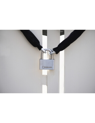 Vista aggiuntiva 1 di Lucchetto RINOX 70 mm in acciaio inox, arco inox, per esterno, 4 chiavi – THIRARD