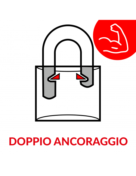 Vista aggiuntiva 2 di Lucchetto TYPE 1 30 mm con arco semilungo, 2 chiavi – THIRARD