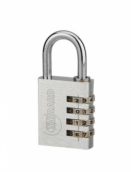 Lucchetto MAXIUM 40 mm in alluminio con combinazione – THIRARD