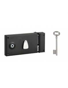 Serratura PDT con mezzo giro 140 x 82 mm, destra, 1 chiave – THIRARD