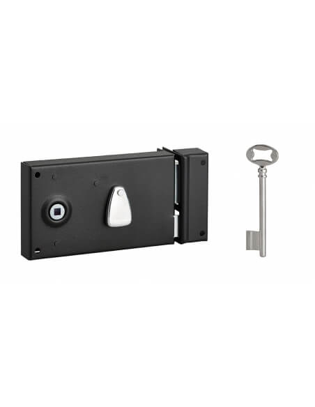 Serratura PDT con mezzo giro 140 x 82 mm, destra, 1 chiave – THIRARD