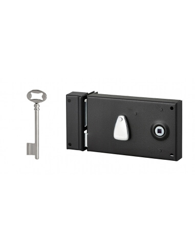 Serratura PDT con mezzo giro 140 x 82 mm, sinistra, 1 chiave – THIRARD