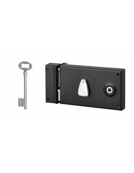 Serratura PDT con mezzo giro 140 x 82 mm, sinistra, 1 chiave – THIRARD