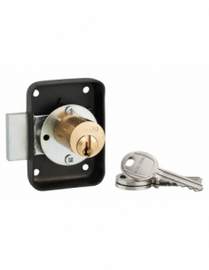 Serratura di sicurezza 50 mm, asse 25 mm, destra, 3 chiavi – THIRARD