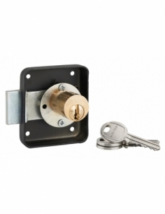 Serratura di sicurezza 60 mm, asse 35 mm, destra, 3 chiavi – THIRARD