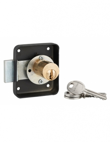 Serratura di sicurezza 60 mm, asse 35 mm, destra, 3 chiavi – THIRARD
