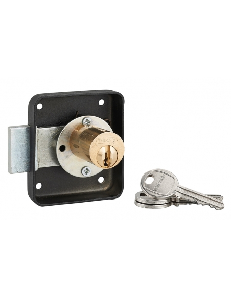 Serratura di sicurezza 60 mm, asse 35 mm, destra, 3 chiavi – THIRARD